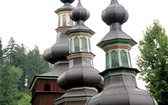 Hełmy wież cerkwi w Miliku
