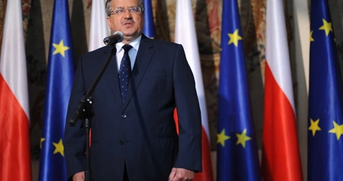 UE w polskiej konstytucji - prezydent dziękuje