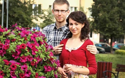Paweł Grabarczyk z żoną Marią