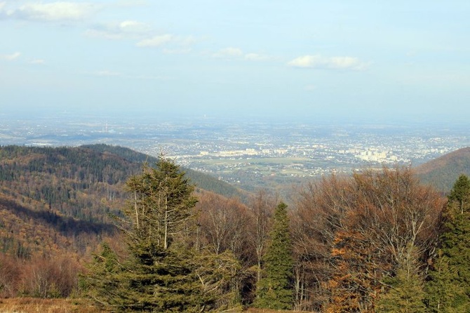 Widok na Bielsko