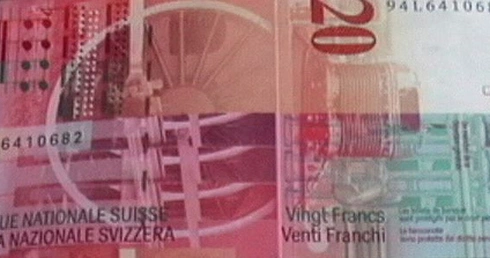 Kurs franka o godz. 9.50 - 3.69 zł