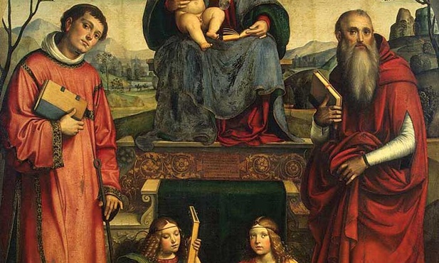 Francesco Francia, „Madonna z Dzieciątkiem i świętymi Wawrzyńcem i Hieronimem”