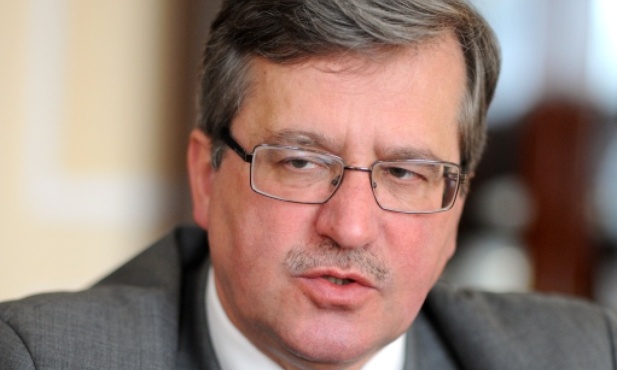 Prezydent Bronisław Komorowski