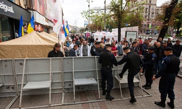 Zakaz zgromadzeń w centrum Kijowa