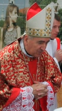 Kardynał Ryłko z młodymi