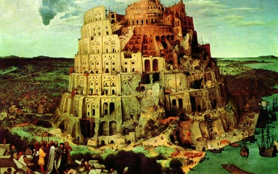 Pieter Breughel Starszy, "Wieża Babel".