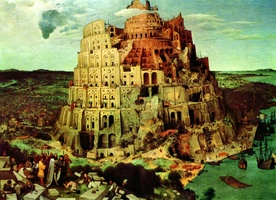 Pieter Breughel Starszy, "Wieża Babel".