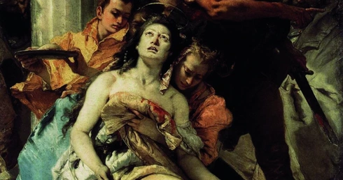 Giovanni Battista Tiepolo, "Męczeństwo św. Agaty".