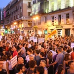 Demonstracja antypapieska w Madrycie