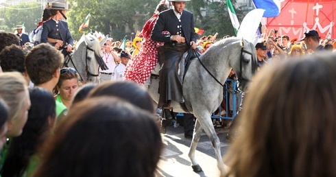 Papież i młodzież w Madrycie