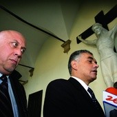 Czy Marek Lasota (z lewej) zastąpi prezesa Janusza Kurtykę?
