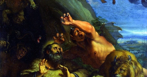 Annibale Carracci, "Chrystus objawiający się św. Antoniemu Opatowi".