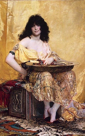 Henri Regnault  „Salome” olej na płótnie, 1870 Metropolitan Museum of Art Nowy Jork