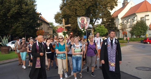 Wymarsz 400. Pielgrzymki Żywieckiej na Jasną Górę