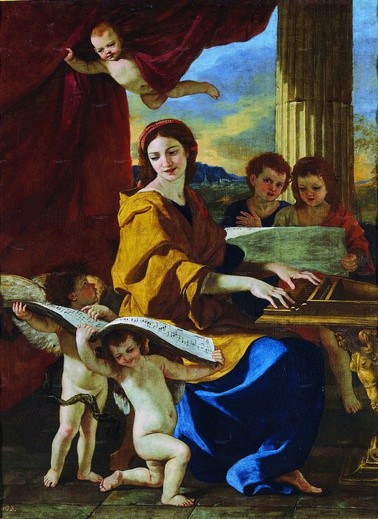 Nicolas Poussin, "Św. Cecylia".