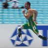 Zawodnik z protezami nóg na mistrzostwach świata