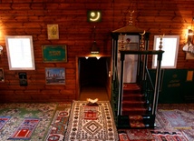 Wnętrze meczetu w Kruszynianach