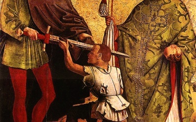 Mistrz z Uttenheim, "Św. Marcin z Tours i św. Mikołaj z Bari".