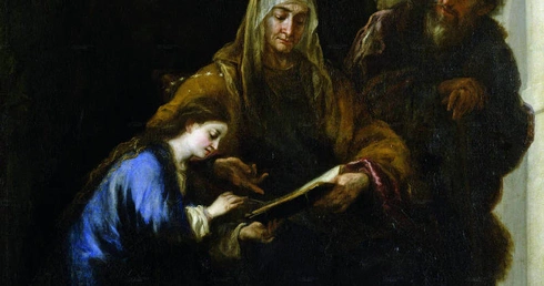 Juan Carreño de Miranda, „Św. Anna ucząca Maryję czytać”