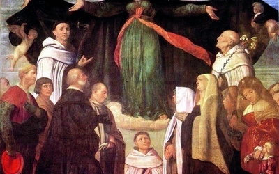 Moretto da Brescia (Alessandro Bonvicino), „Matka Boża z góry Karmel”