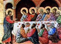 Duccio da Buoninsegna, „Jezus ukazuje się Apostołom”.