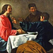Diego Rodríguez de Silva y Velázquez, "Wieczerza w Emaus".