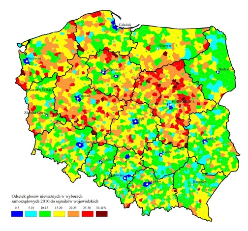 Nieważne głosy - ogółem