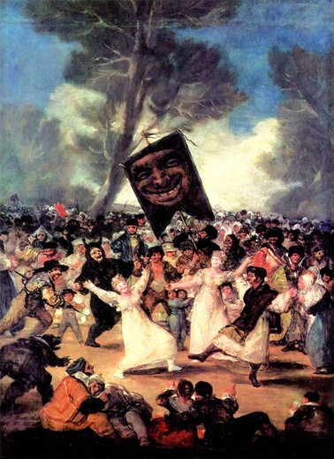 Francisco de Goya y Lucientes, „Pogrzeb sardynki”
