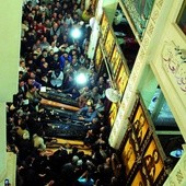 Pogrzeb Koptów zastrzelonych przez muzułmanów 7 stycznia br. po Pasterce.