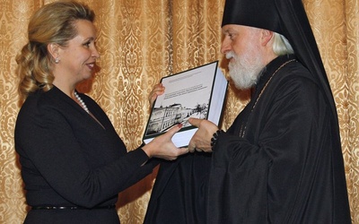 Moskwa: Prezydentowa obdarowała Akademię Duchowną