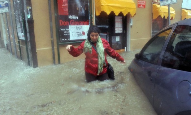 Genua pod wodą