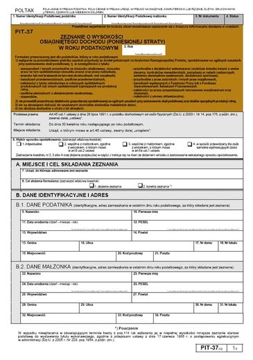 Podatek przez Internet