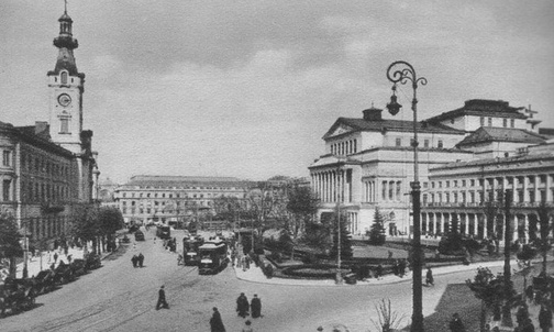 Plac Teatralny w Warszawie, lata 20-te