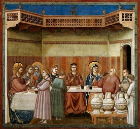 Giotto di Bondone, „Wesele w Kanie Galilejskiej”