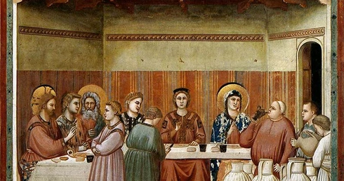 Giotto di Bondone, „Wesele w Kanie Galilejskiej”