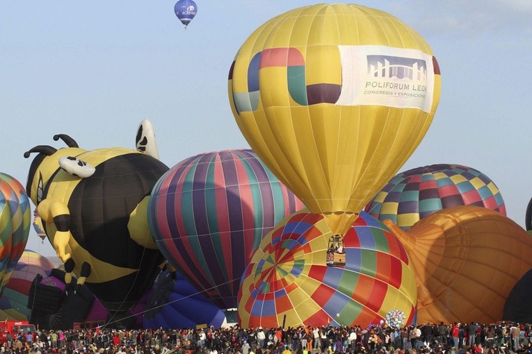 Balonowy festiwal w Meksyku