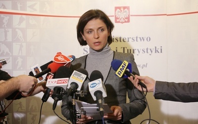 Minister sportu Joanna Mucha