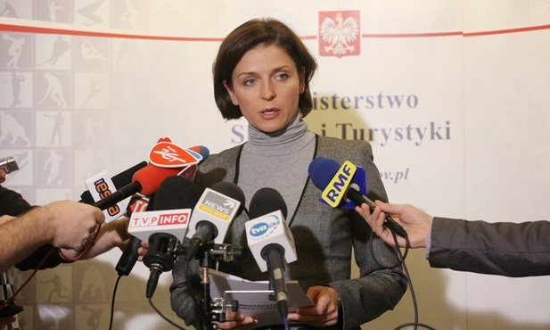 Minister sportu Joanna Mucha