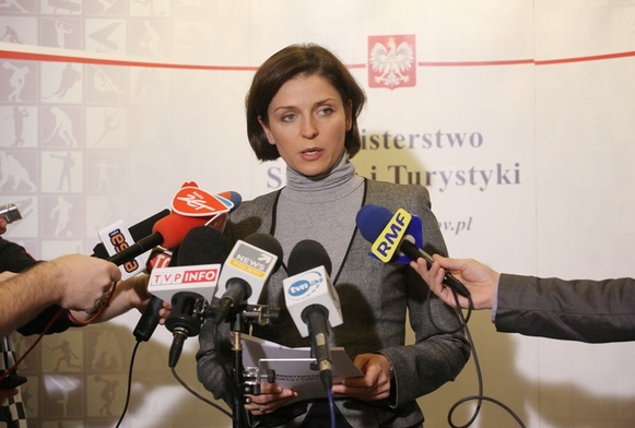 Minister sportu Joanna Mucha