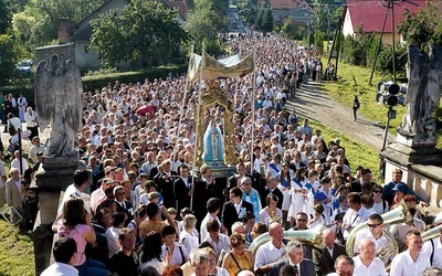 Procesja „Zaśnięcia Maryi”  w Kalwarii Zebrzydowskiej