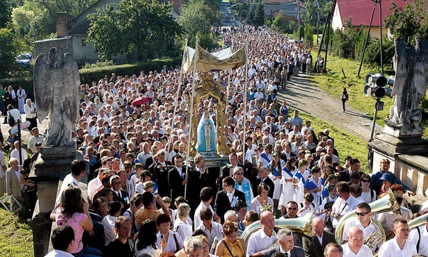 Procesja „Zaśnięcia Maryi”  w Kalwarii Zebrzydowskiej