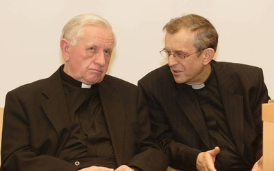 Abp Damian Zimoń i biskup Tadeusz Szurman