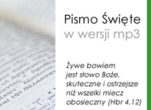 Pismo Święte w wersji mp3