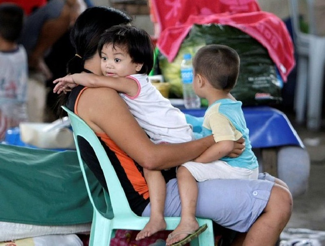 Ofiary tajfunu na Filipinach