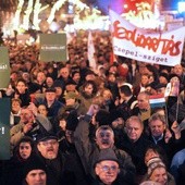 Demonstracja w Budapeszcie