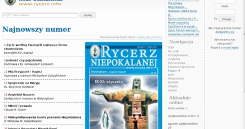 „Rycerz Niepokalanej” ma 90 lat