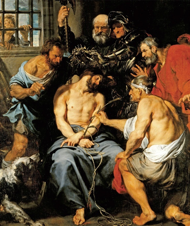 Anton van Dyck (1599–1641), „Koronowanie cierniem”, 1620, Madryt, Prado