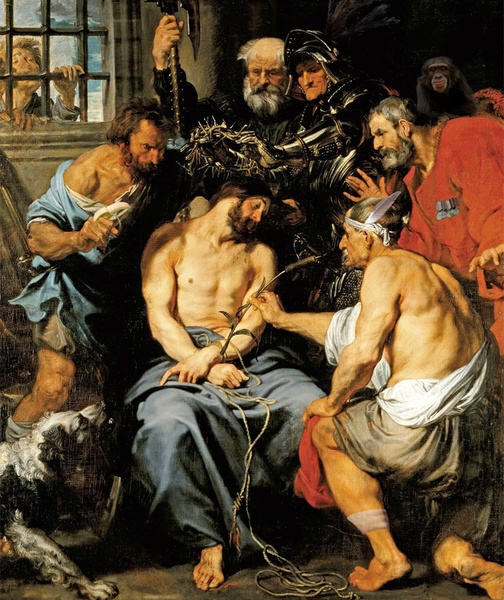 Anton van Dyck (1599–1641), „Koronowanie cierniem”, 1620, Madryt, Prado