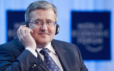 Prezydent Komorowski w Davos 