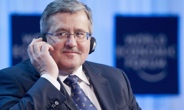 Prezydent Komorowski w Davos 